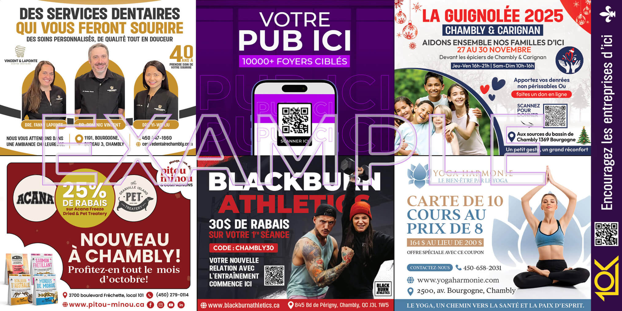Carte publipostage partagée Chambly – Media10K